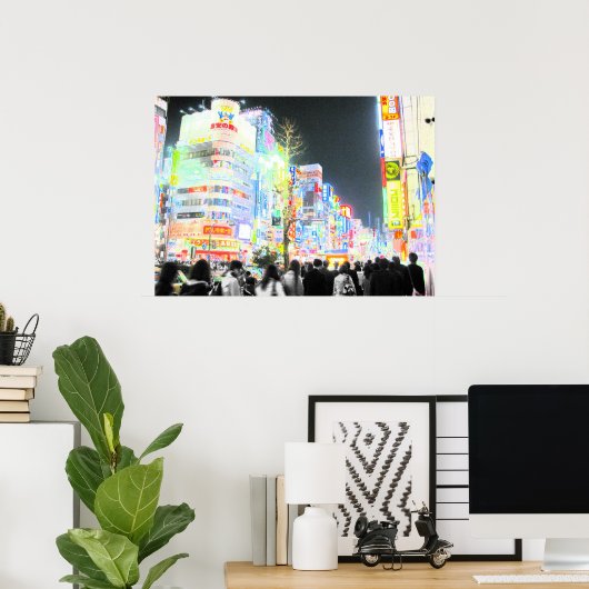 Neon Tokyo Poster (Thuiskantoor)
