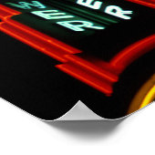 Neon Tower Records tekenen 1979 Poster (Hoek)