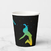 Neon Trampoline Park Boys Birthday Party Papieren Bekers (Achterkant)