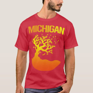 Neon Tree Art Michigan T-shirt