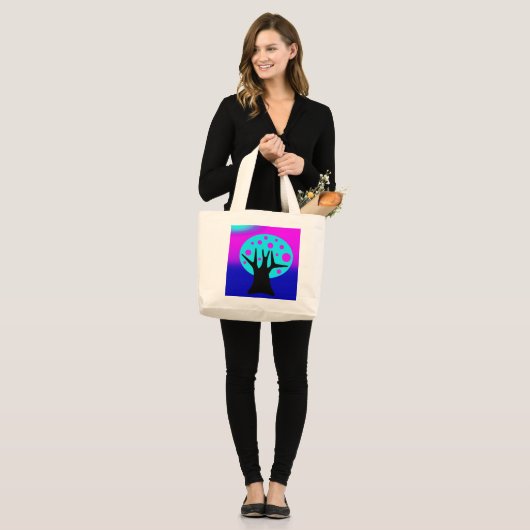 Neon Tree Canvas tas (Voorkant (model))