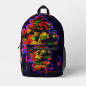 Neon tree explosie bedrukte rugzak (Voorkant)