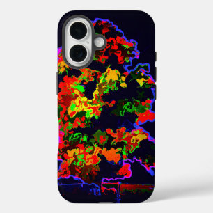 Neon tree explosie iPhone 16 hoesje