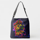 Neon tree explosie crossbody tas (Achterkant)