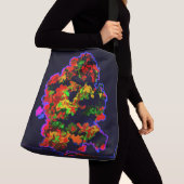 Neon tree explosie crossbody tas (Dichtbij)