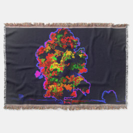 Neon tree explosie deken