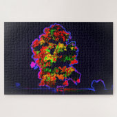 Neon tree explosie legpuzzel (Horizontaal)