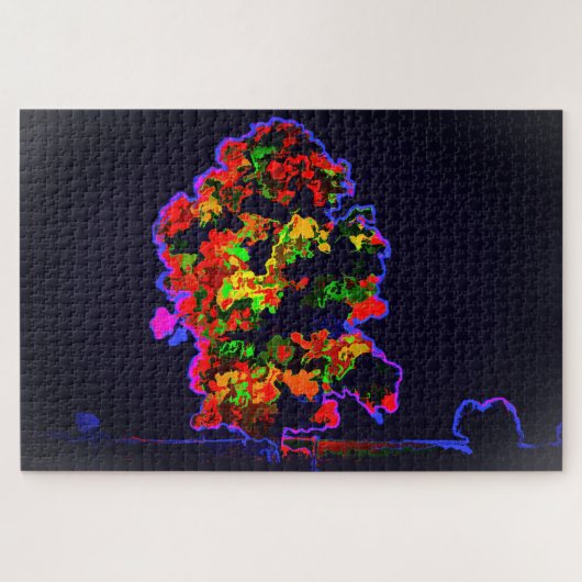 Neon tree explosie legpuzzel (Horizontaal)