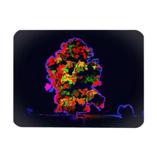 Neon tree explosie magneet (Horizontaal)