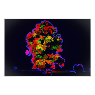 Neon tree explosie perfect poster