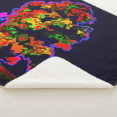 Neon tree explosie sherpa deken (3/4)