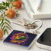 Neon tree explosie sleutelhanger (Voorkant Rechts)