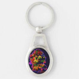 Neon tree explosie sleutelhanger