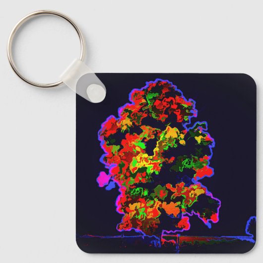 Neon tree explosie sleutelhanger (Voorkant)