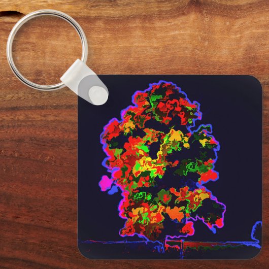 Neon tree explosie sleutelhanger (Voorkant)