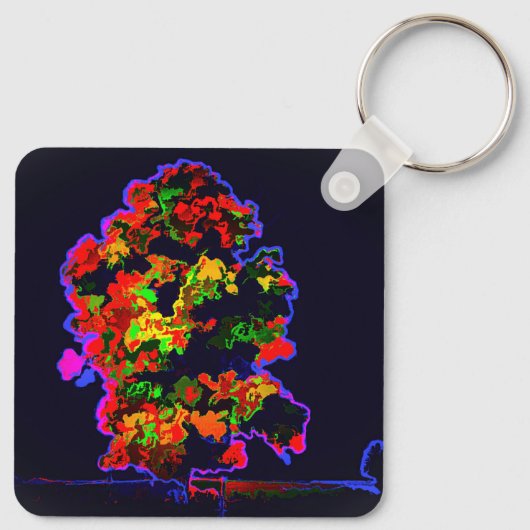 Neon tree explosie sleutelhanger (Achterkant)