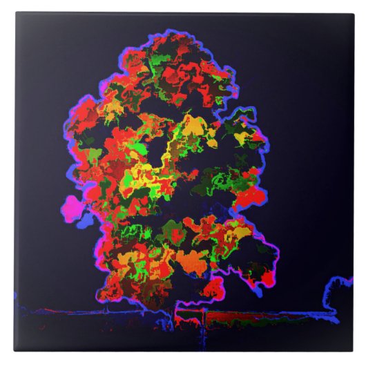 Neon tree explosie tegeltje (Voorkant)