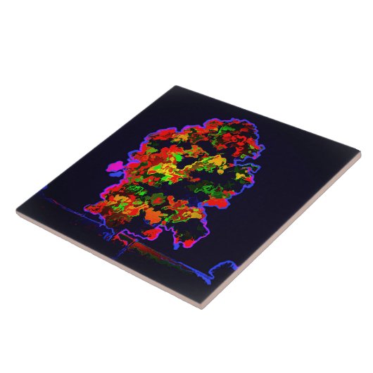 Neon tree explosie tegeltje (Zijkant)