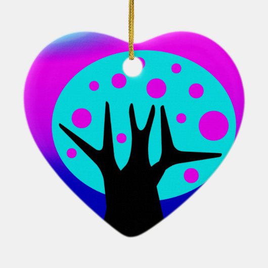 Neon Tree-keramisch siermiddel Keramisch Ornament (Achterkant)