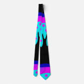 Neon Tree Necktie Stropdas (Achterkant)
