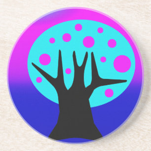 Neon Tree Sandstone Onderzetter