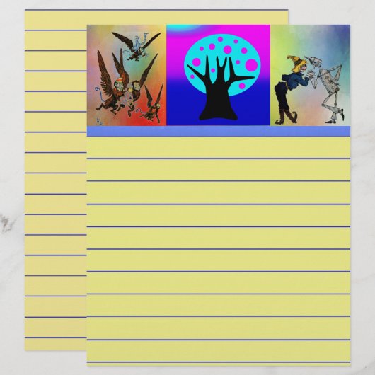 Neon Tree Stationery (Voorkant / Achterkant)