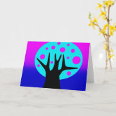 Neon Tree Wenskaart Kaart (Gele Bloem)