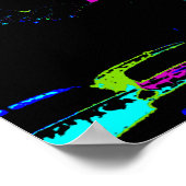 Neon Trees Urban Skyline - dark sky Poster (Hoek)