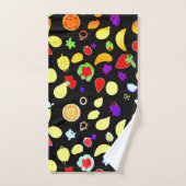 Neon Tropic Fruits Burst Bad Handdoek (Handdoek)