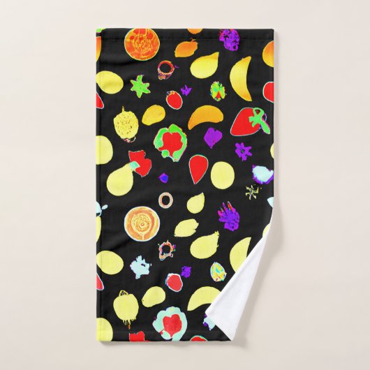 Neon Tropic Fruits Burst Bad Handdoek (Handdoek)
