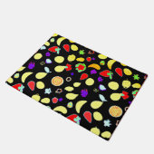 Neon Tropic Fruits Burst Deurmat (Schuin)