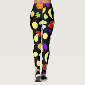 Neon Tropic Fruits Burst Leggings (Achterkant)