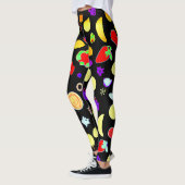 Neon Tropic Fruits Burst Leggings (Links)