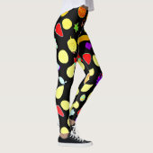Neon Tropic Fruits Burst Leggings (Rechts)