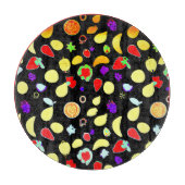 Neon Tropic Fruits Burst Snijplank (Voorkant)