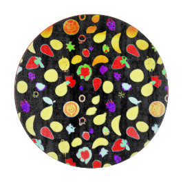 Neon Tropic Fruits Burst Snijplank