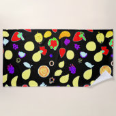 Neon Tropic Fruits Burst Strandlaken (Voorkant)