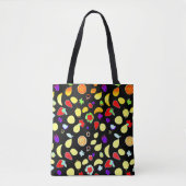 Neon Tropic Fruits Burst Tote Bag (Voorkant)