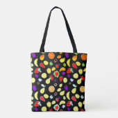 Neon Tropic Fruits Burst Tote Bag (Achterkant)