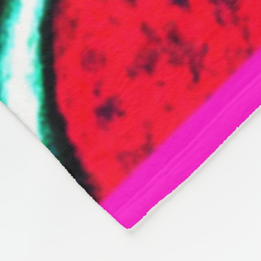 Neon Tropical Fruits Pattern Art. Nu kopen Fleece Deken (Hoek)