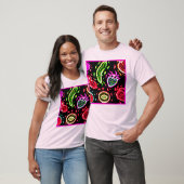 Neon Tropical Fruits Pattern Art. Nu kopen T-shirt (Unisex)