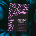 Neon Tropical Hawaiian 21st Birthday Kaart<br><div class="desc">Deze tropische uitnodigingen zijn leuk voor 21ste verjaardagsfeest. Deze omvatten Heldere kleuren,  neonscript en botanische afbeeldingen. Zoek overeenkomende partijbenodigdheden in mijn winkel.</div>