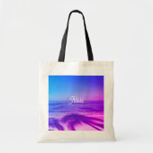 Neon Tropical Paradise Trendy Tote Bag (Voorkant)