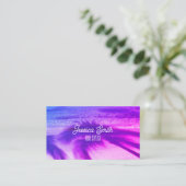 Neon Tropical Paradise Trendy Visitekaartje (Staand voorkant)