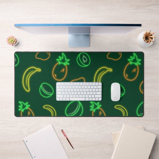 Neon Tropisch Fruitpatroon Bureaumat (Kantoor 1)