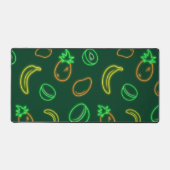Neon Tropisch Fruitpatroon Bureaumat (Voorkant)