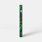 Neon Tropisch Fruitpatroon iPhone 13 Mini Hoesje (Linkerkant)