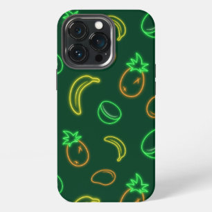 Neon Tropisch Fruitpatroon iPhone 13 Pro Hoesje