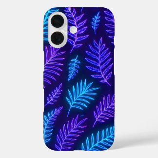 Neon Tropische Bladeren Hoesje