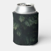Neon tropische palm liefde bruiloft gunst blikjeskoeler (Blikje Achterkant)